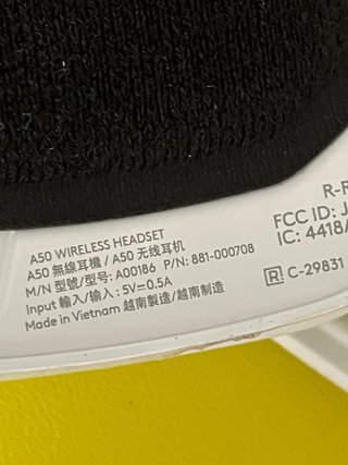 Auriculares Astro A50 para piezas XW2EY8