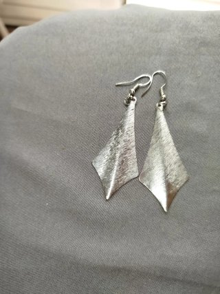 Pendientes Acero Inoxidable Plateados