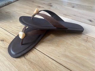 Sandalias de piel tipo dedo