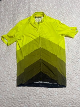 Maillot Ciclismo Mavic Amarillo Degradado