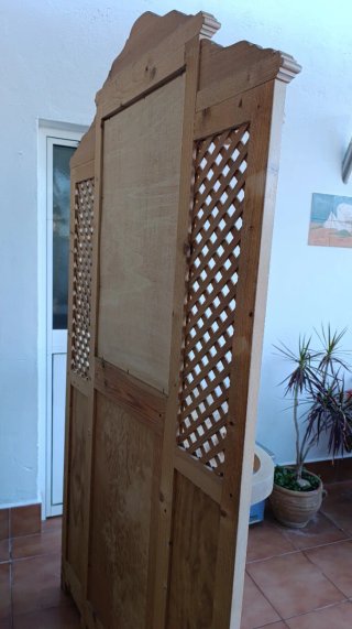 Mueble recibidor madera provenzal