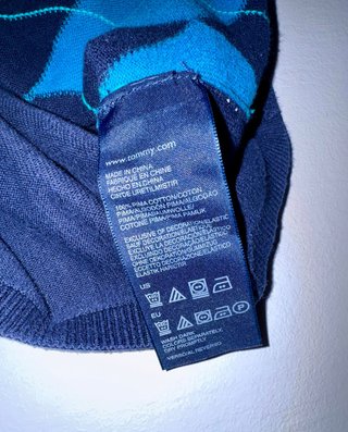 Maglia Tommy Hilfiger Uomo Blu Argyle