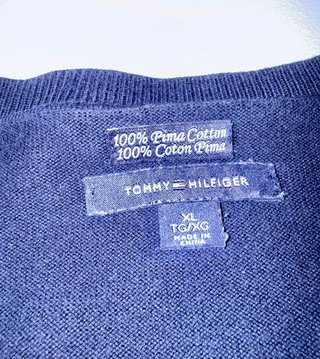 Maglia Tommy Hilfiger Uomo Blu Argyle