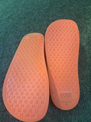 Chanclas Boss Bay Slide Talla 43 Naranja