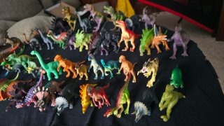 Lote 50 Dinosaurios Juguete 10-20 cm