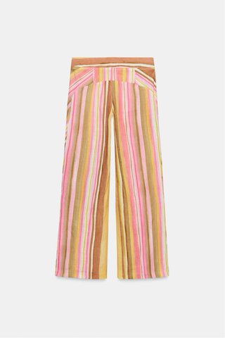 Pantalones rayas rosa y amarillo
