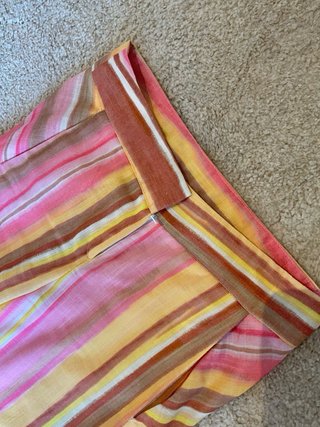 Pantalones rayas rosa y amarillo