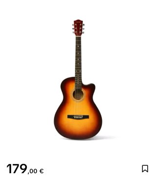 Guitarra Acústica Sunburst