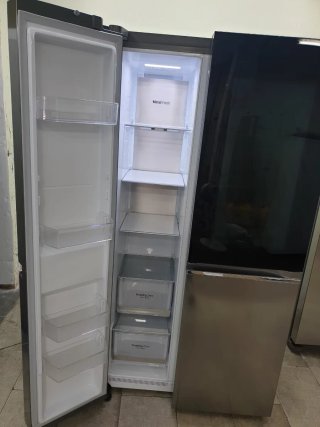 Frigorífico LG Negro/Acero 179×92cm Clase F