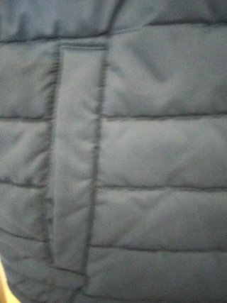 Chaleco acolchado hombre negro
