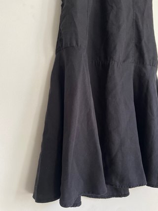Vestido Zara Negro Halter Nuevo con Etiqueta