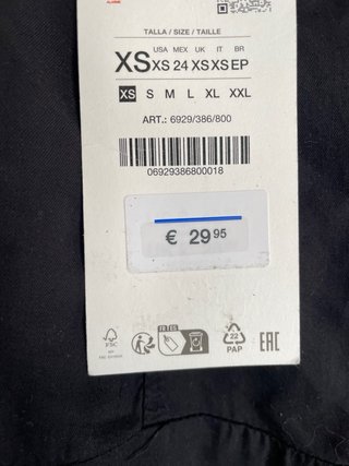 Vestido Zara Negro Halter Nuevo con Etiqueta