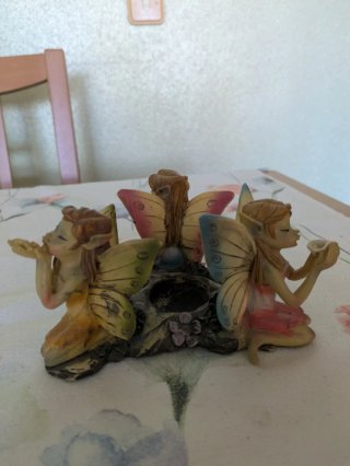 Figure decorative di fate con ali