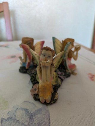 Figure decorative di fate con ali