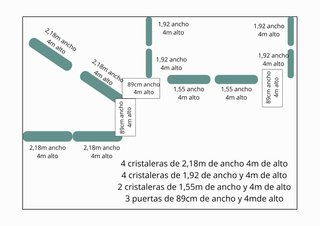 Cristaleras para oficinas