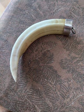 Colgante engarzado plata