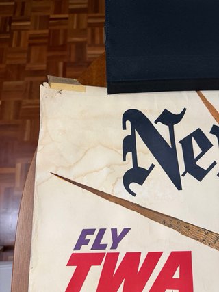Cartel  Vintage New York FLY TWA