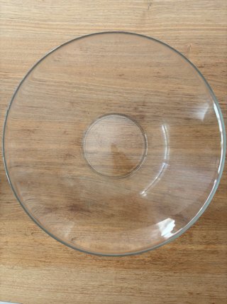 Ensaladera de cristal