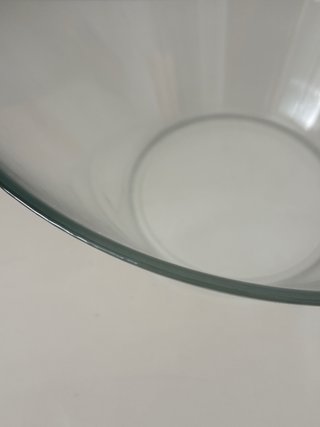 Ensaladera de cristal