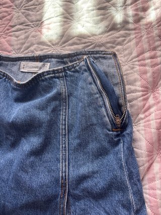 Falda pantalón vaquera Stradivarius cremallera