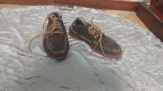 Botines de ante con cordones hombre