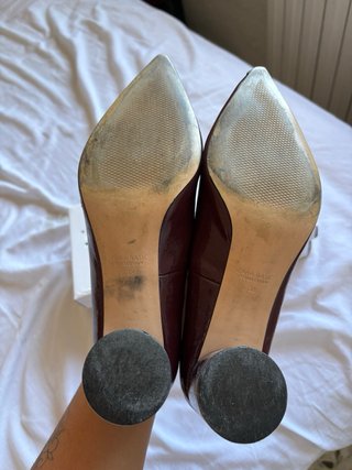 Tacones Zara Bordo