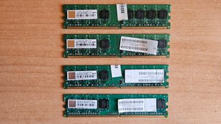 4 Memorias RAM 1GB DDR2 800MHz