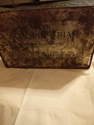 Cubiertos bañados en plata, caja vintage 1908