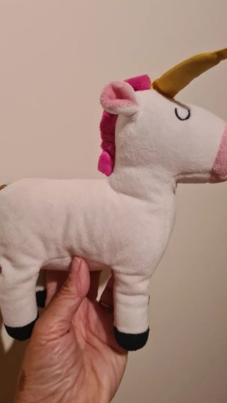 Peluche Unicórnio Macio para Bebé.  17 cm