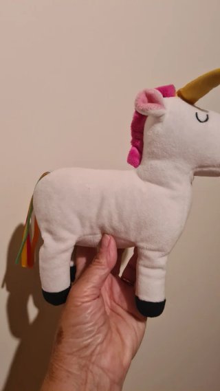 Peluche Unicórnio Macio para Bebé.  17 cm