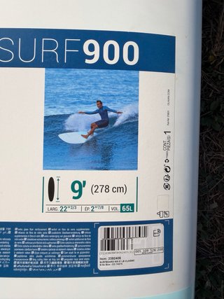 Tabla de surf Olaian Longboard 900