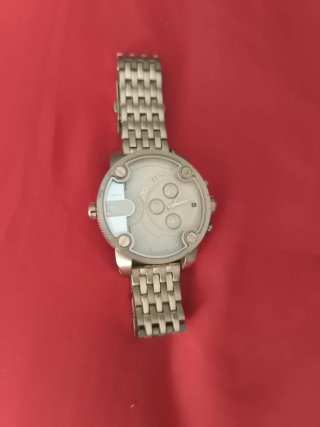Reloj Diesel Plata y Blanco