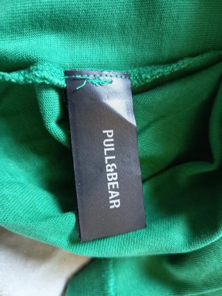 Camiseta Pull and Bear Verde Talla XL