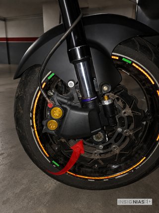 Conducto de refrigeración del freno Yamaha R6 2006