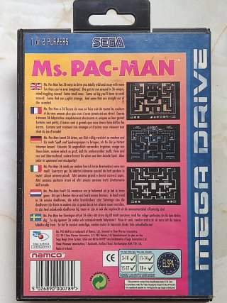 Juego Completo Ms Pacman PAL Sega Mega Drive