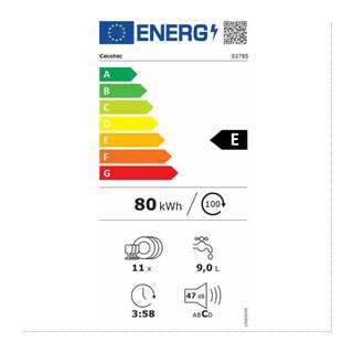 Lavavajillas Cecotec Bolero Aguazero 4101