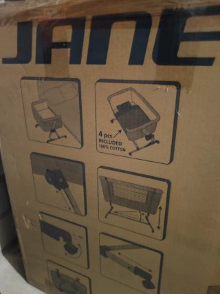 Minicuna colecho Jane Baby Side