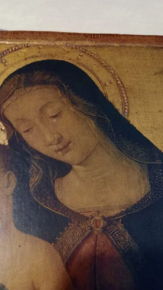 Dipinto su legno copia di Piermatteo d'Amelio