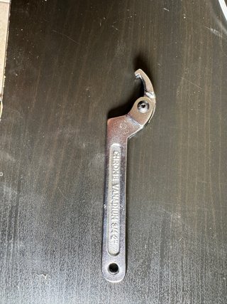 Llave Ajustable Amortiguador Moto Cromada