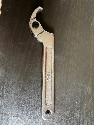 Llave Ajustable Amortiguador Moto Cromada