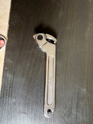 Llave Ajustable Amortiguador Moto Cromada