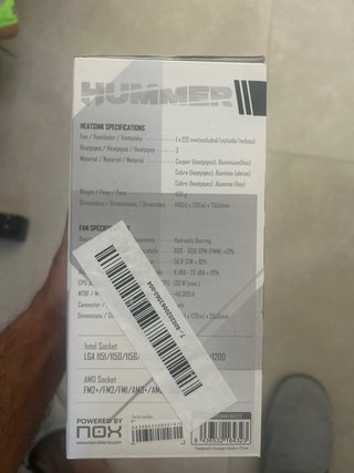NOX Hummer H-212 Disipador CPU Aire