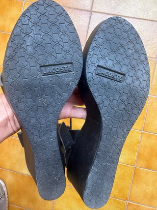 Sandalias Lacoste Mujer Talla 39 Negras