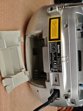 Radio CD MP3 Samsung Plata y Azul