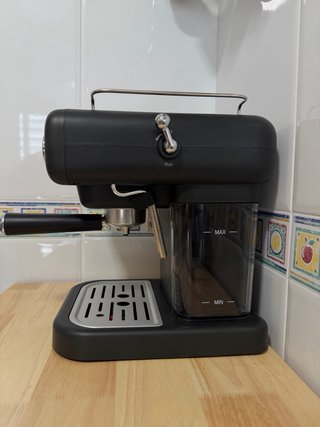 Cafetera Espresso Klarstein Retro Negra