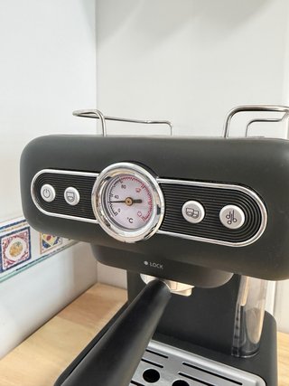 Cafetera Espresso Klarstein Retro Negra