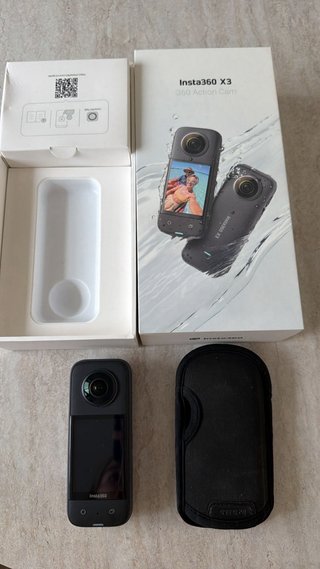 Insta360 X3 Cámara 360° Negra