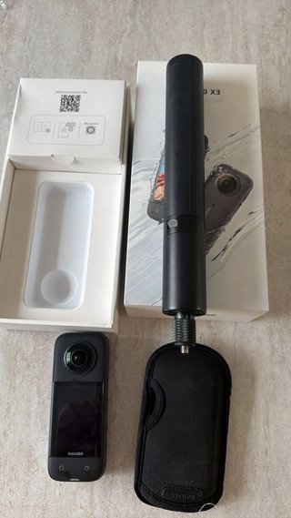 Insta360 X3 Cámara 360° Negra