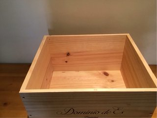 Scatola in legno per stoccaggio, artigianato...