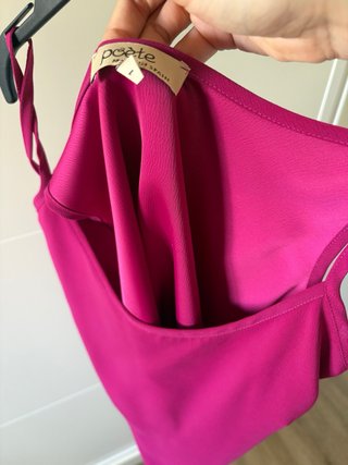 Vestido Poete Magenta Talla XS